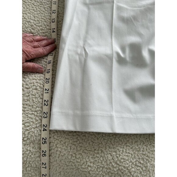 Spanx On-the-Go Cropped Wide Leg Pants in White Pull On Size 3X #20373Q - Picture 10 of 12